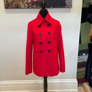 DKNY red coat
